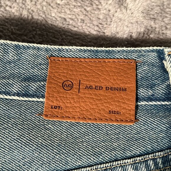 AG Adriano Goldschmied women's jeans 26 blue high waist relaxed vintage straight - Picture 15 of 15